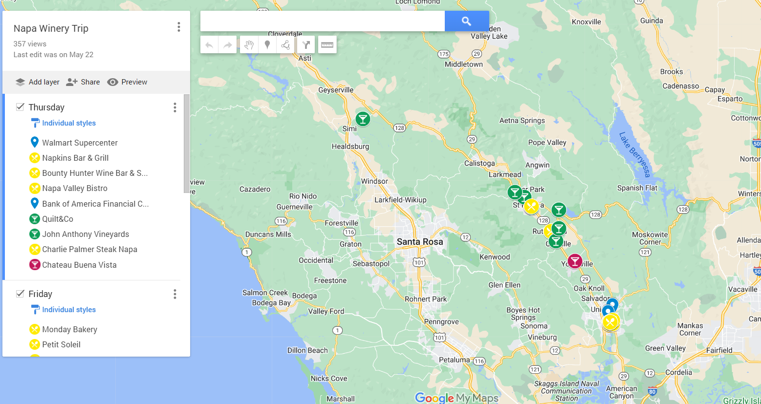 How to and why you should make a myGoogleMaps for your next trip!